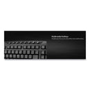 Adesso WKB1330CB Wireless Desktop Keyboard and Mouse Combo, 2.4 GHz Frequency/30 ft Wireless Range, Black