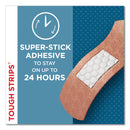 BAND-AID Flexible Fabric Adhesive Tough Strip Bandages, 1 x 4, 20/Box