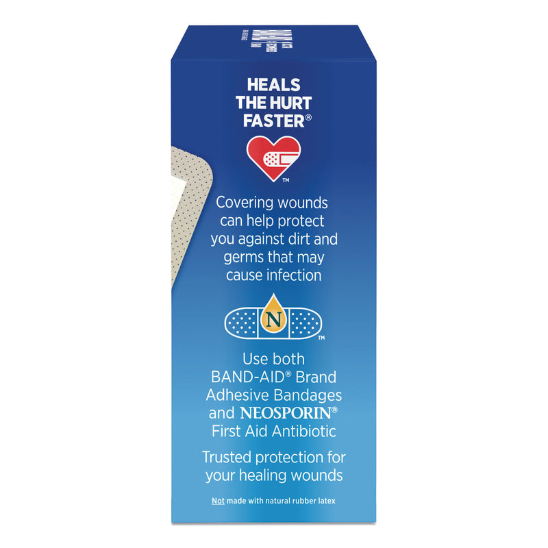 BAND-AID Tru-Stay Sheer Strips Adhesive Bandages, Assorted, 80/Box