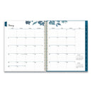 Blue Sky Bakah Blue Weekly/Monthly Planner, Bakah Blue Floral Artwork, 11 x 8.5, Blue/White Cover, 12-Month (Jan to Dec): 2023