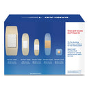 BAND-AID Sheer/Wet Adhesive Bandages, Assorted Sizes, 280/Box