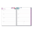 Blue Sky Laila Create-Your-Own Cover Weekly/Monthly Planner, Wildflower Artwork, 11 x 8.5, Purple/Blue/Pink, 12-Month (Jan-Dec): 2023