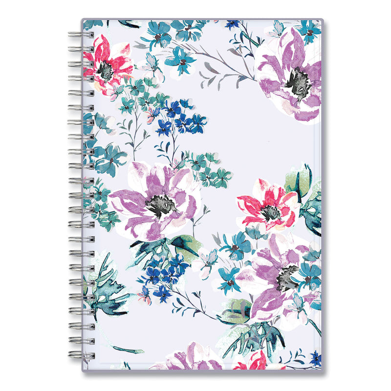 Blue Sky Laila Create-Your-Own Cover Weekly/Monthly Planner, Wildflower Artwork, 8 x 5, Purple/Blue/Pink, 12-Month (Jan-Dec): 2023
