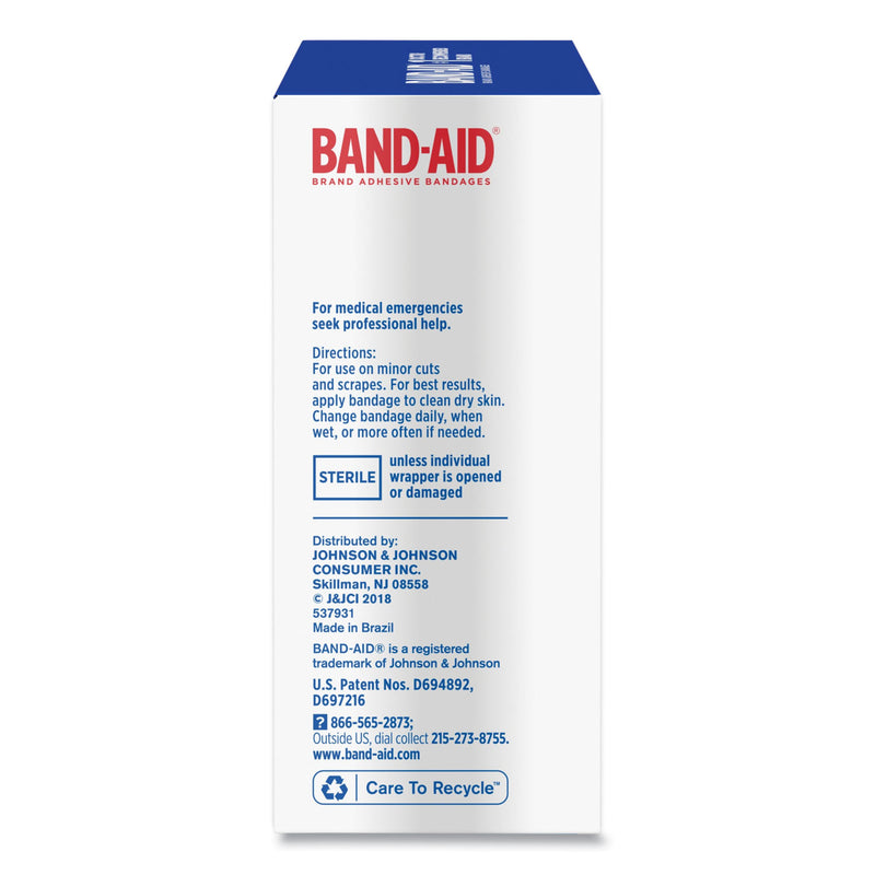 BAND-AID Tru-Stay Sheer Strips Adhesive Bandages, Assorted, 80/Box