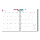 Blue Sky Laila Create-Your-Own Cover Weekly/Monthly Planner, Wildflower Artwork, 11 x 8.5, Purple/Blue/Pink, 12-Month (Jan-Dec): 2023
