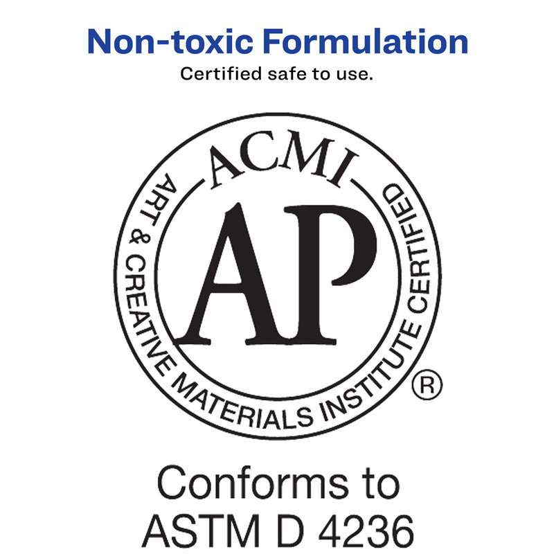 Carter's Pre-Inked Micropore Stamp Pad, 4.25" x 2.75", Black