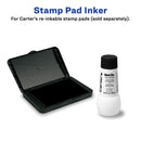 Carter's Neat-Flo Stamp Pad Inker, 2 oz Bottle, Black