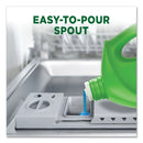 Cascade Dishwasher Gel with Dawn, Lemon, 120 oz Bottle, 4/Carton