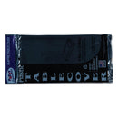 Tablemate Table Set Rectangular Table Covers, Heavyweight Plastic, 54" x 108", Black, 6/Pack