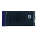 Tablemate Table Set Rectangular Table Covers, Heavyweight Plastic, 54" x 108", Black, 6/Pack