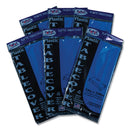 Tablemate Table Set Rectangular Table Cover, Heavyweight Plastic, 54" x 108", Blue, 6/Pack