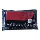 Tablemate Table Set Rectangular Table Cover, Heavyweight Plastic, 54" x 108", Red, 6/Pack