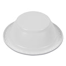 Tablemate Plastic Dinnerware, Bowls, 5 oz, White, 125/Pack