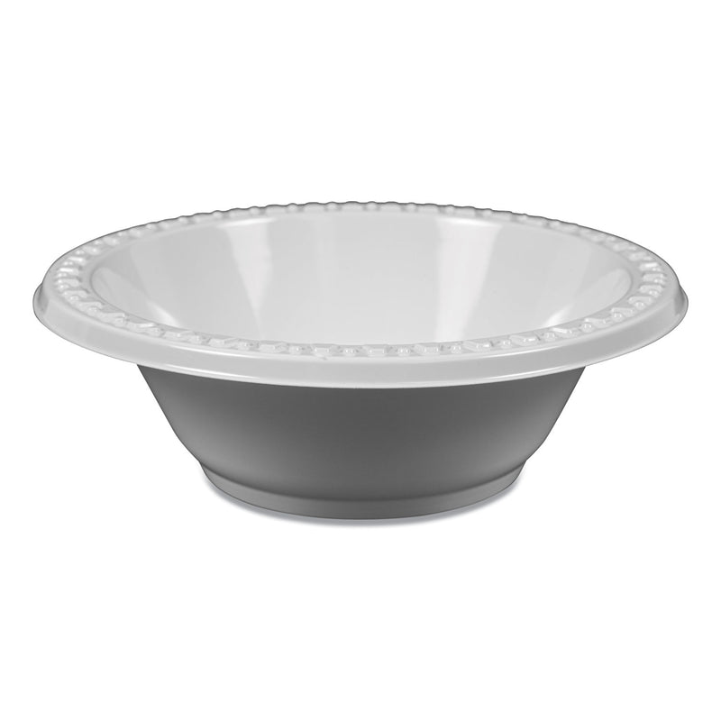 Tablemate Plastic Dinnerware, Bowls, 5 oz, White, 125/Pack