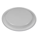 Tablemate Plastic Dinnerware, Plates, 7" dia, White, 125/Pack