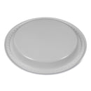 Tablemate Plastic Dinnerware, Plates, 9" dia, White, 500/Carton