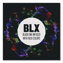 uniball Jetstream Retractable Ballpoint Pen, 1 mm, Blue-Black Ink, Black Barrel