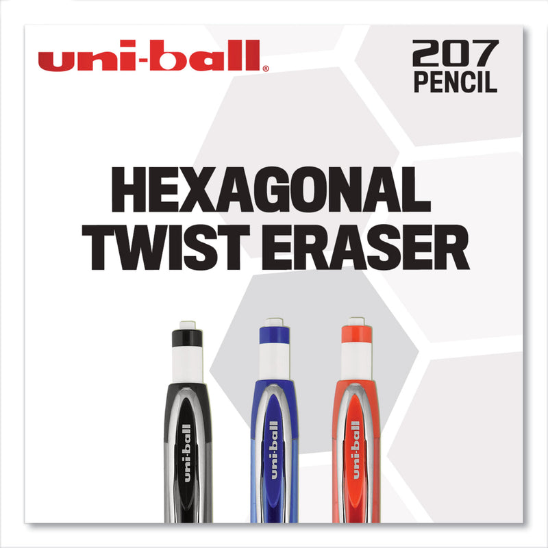 uniball 207 Mechanical Pencil with Lead and Eraser Refills, 0.7 mm, HB (
