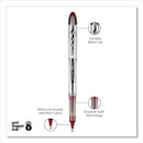 uniball VISION ELITE BLX Series Roller Ball Pen, Stick, Bold 0.8 mm, Assorted Ink and Barrel Colors, 5/Pack