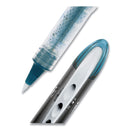 uniball VISION ELITE Roller Ball Pen, Stick, Micro 0.5 mm, Assorted Ink Colors, Black Barrel