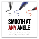 uniball AIR Porous Rollerball Pen, Medium 0.7 mm, Black Ink/Barrel, Dozen