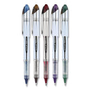 uniball VISION ELITE BLX Series Roller Ball Pen, Stick, Bold 0.8 mm, Assorted Ink and Barrel Colors, 5/Pack