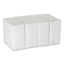 Dixie 1/8-Fold Linen-Replacement Dinner Napkins, Two-Ply, 17 x 17, White