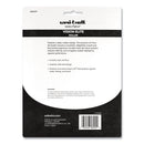 uniball VISION ELITE Roller Ball Pen, Stick, Micro 0.5 mm, Assorted Ink Colors, Black Barrel