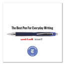 uniball Jetstream Retractable Ballpoint Pen, Fine 0.7 mm, Black Ink, Blue Barrel