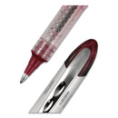 uniball VISION ELITE BLX Series Roller Ball Pen, Stick, Bold 0.8 mm, Assorted Ink and Barrel Colors, 5/Pack