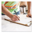 uniball Power Tank RT Ballpoint Pen, Retractable, Bold 1 mm, Black Ink, Smoke/Black Barrel, Dozen