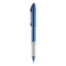 uniball Grip Roller Ball Pen, Stick, Fine 0.7 mm, Blue Ink, Blue Barrel, Dozen