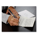 uniball VISION ELITE Roller Ball Pen, Stick, Bold 0.8 mm, Black Ink, White/Black Barrel