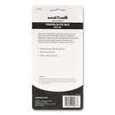 uniball VISION ELITE BLX Series Roller Ball Pen, Stick, Bold 0.8 mm, Assorted Ink and Barrel Colors, 5/Pack