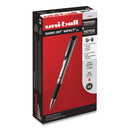 uniball 207 Impact Gel Pen, Stick, Bold 1 mm, Red Ink, Black Barrel