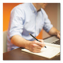 uniball 207 BLX Series Gel Pen, Retractable, Medium 0.7 mm, Black Ink, Translucent Black Barrel