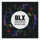 uniball 207 BLX Series Gel Pen, Retractable, Medium 0.7 mm, Black Ink, Translucent Black Barrel