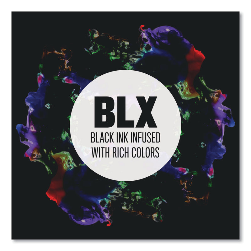 uniball 207 BLX Series Gel Pen, Retractable, Medium 0.7 mm, Black Ink, Translucent Black Barrel