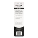 uniball Signo 207 Gel Pen, Retractable, Medium 0.7 mm, Black Ink, Pink Barrel, 2/Pack