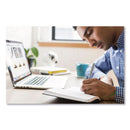 uniball VISION Roller Ball Pen, Stick, Micro 0.5 mm, Black Ink, Black/Gray Barrel, Dozen