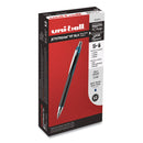 uniball Jetstream Retractable Ballpoint Pen, 1 mm, Blue-Black Ink, Black Barrel