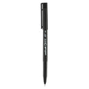 uniball ONYX Roller Ball Pen, Stick, Fine 0.7 mm, Black Ink, Black Matte Barrel, Dozen