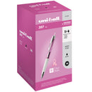 uniball 207 Office Pack Gel Pen, Retractable, Medium 0.7 mm, Black Ink, Pink Barrel, 36/Pack