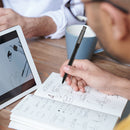 uniball Roller Ball Pen, Stick, Fine 0.7 mm, Red Ink, Black Matte Barrel, Dozen