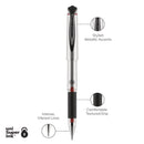 uniball 207 Impact Gel Pen, Stick, Bold 1 mm, Red Ink, Black Barrel