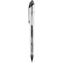 uniball VISION ELITE Roller Ball Pen, Stick, Bold 0.8 mm, Black Ink, White/Black Barrel