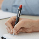 uniball Jetstream Retractable Ballpoint Pen, Bold 1 mm, Red Ink, Black Barrel