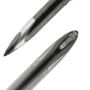 uniball AIR Porous Rollerball Pen, Medium 0.7 mm, Black Ink/Barrel, Dozen