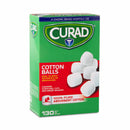 Curad Sterile Cotton Balls, 1", 130/Box