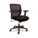 HON Gateway Mid-Back Task Chair, Supports Up to 250 lb, 17" to 22" Seat Height, Black